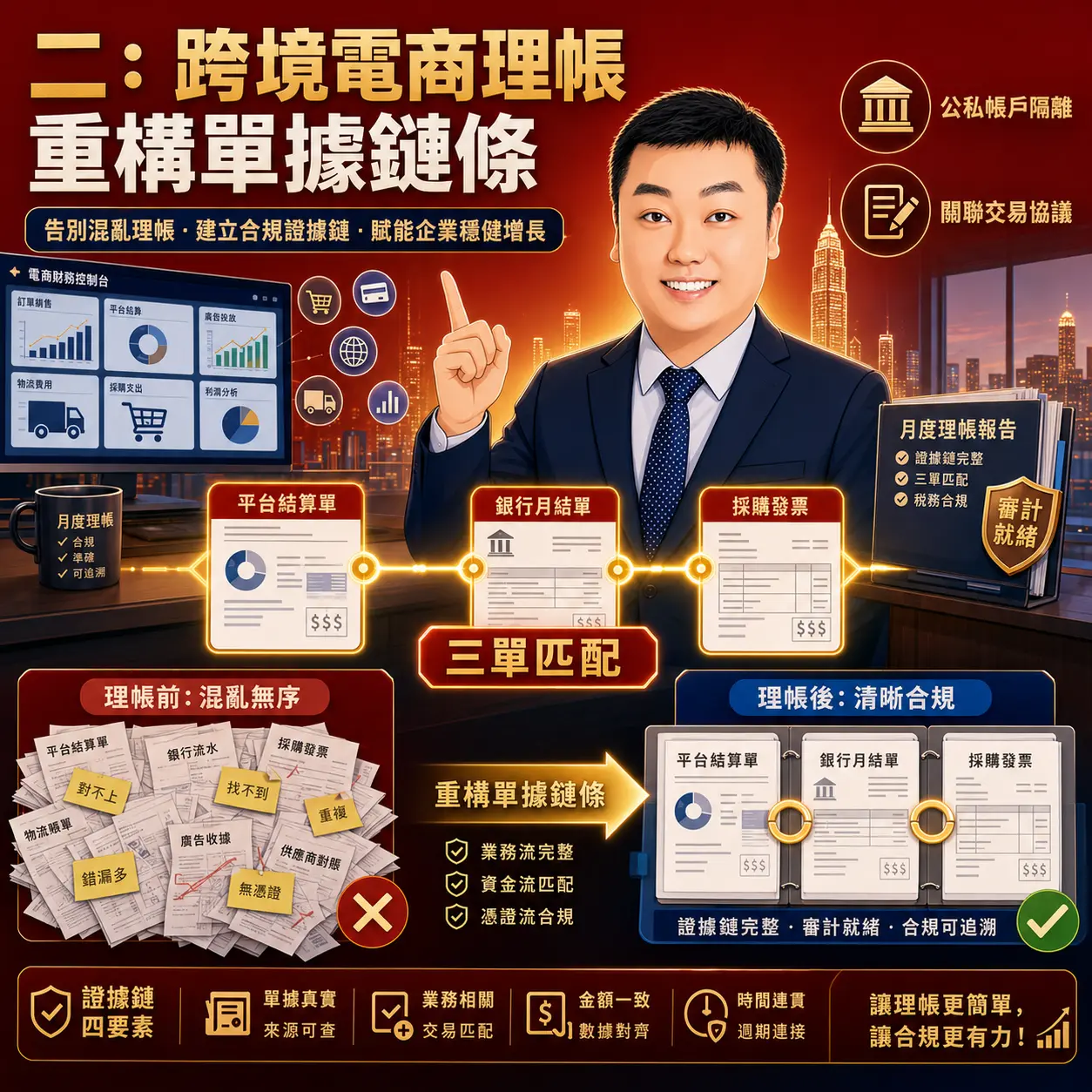二、跨境電商企業：告別混亂帳目，重構單據鏈條