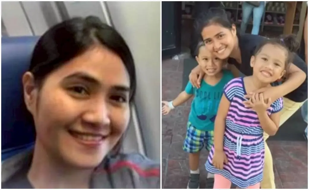 28歲菲傭Rhodora Alcaraz仍留醫。（圖 acebook）