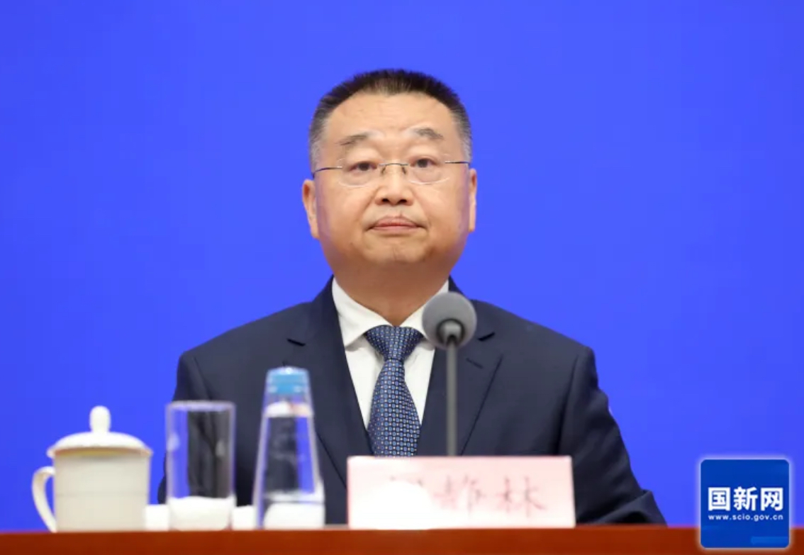 國家稅務總局局長胡靜林。(國新網)