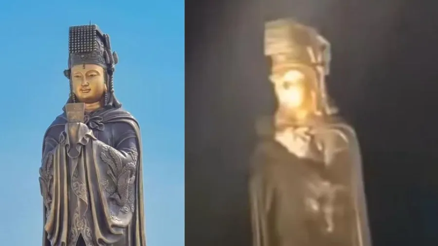 網友驚見澎湖媽祖「低頭玩手機」，真相竟是？的封面圖片