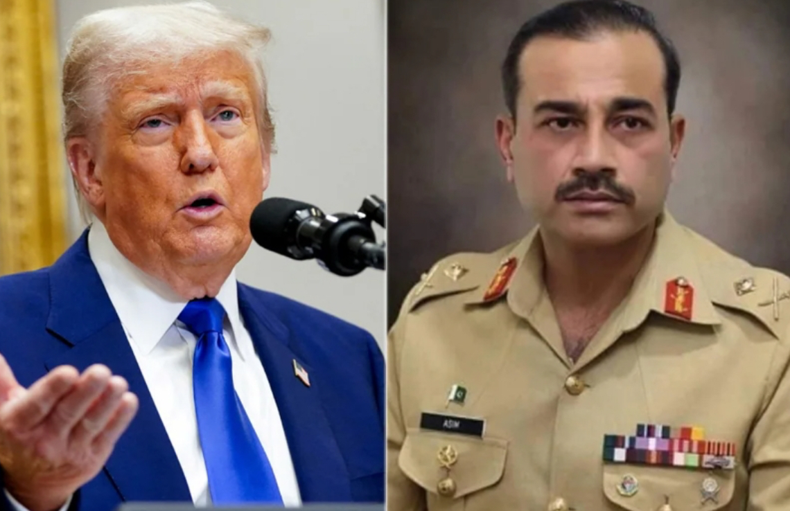 特朗普與巴基斯坦陸軍參謀長穆尼爾