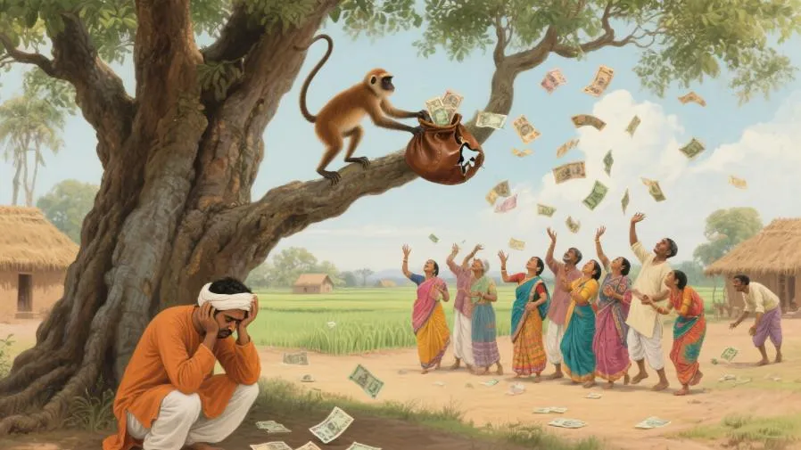 印度猴子竟成「劫財高手」?民眾瘋搶,受害者損失慘重的封面圖片