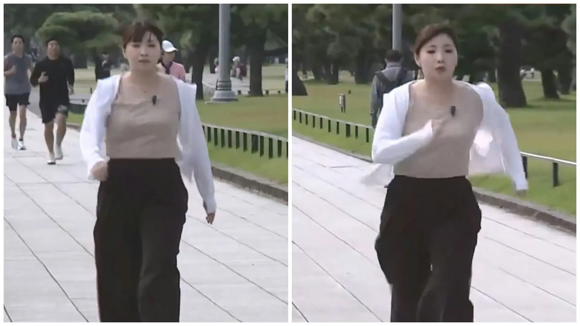 不用強迫自己日行萬步，日式健走（Japanese Walking）又名間歇式快走（Interval Walking），由能勢博團隊研發，快慢交替行走，規律練習五個月，有助提升肌耐力、改善體態，在歐美社群掀起熱潮。（來源：TBS NEWS DIG Powered by JNN@YouTube）