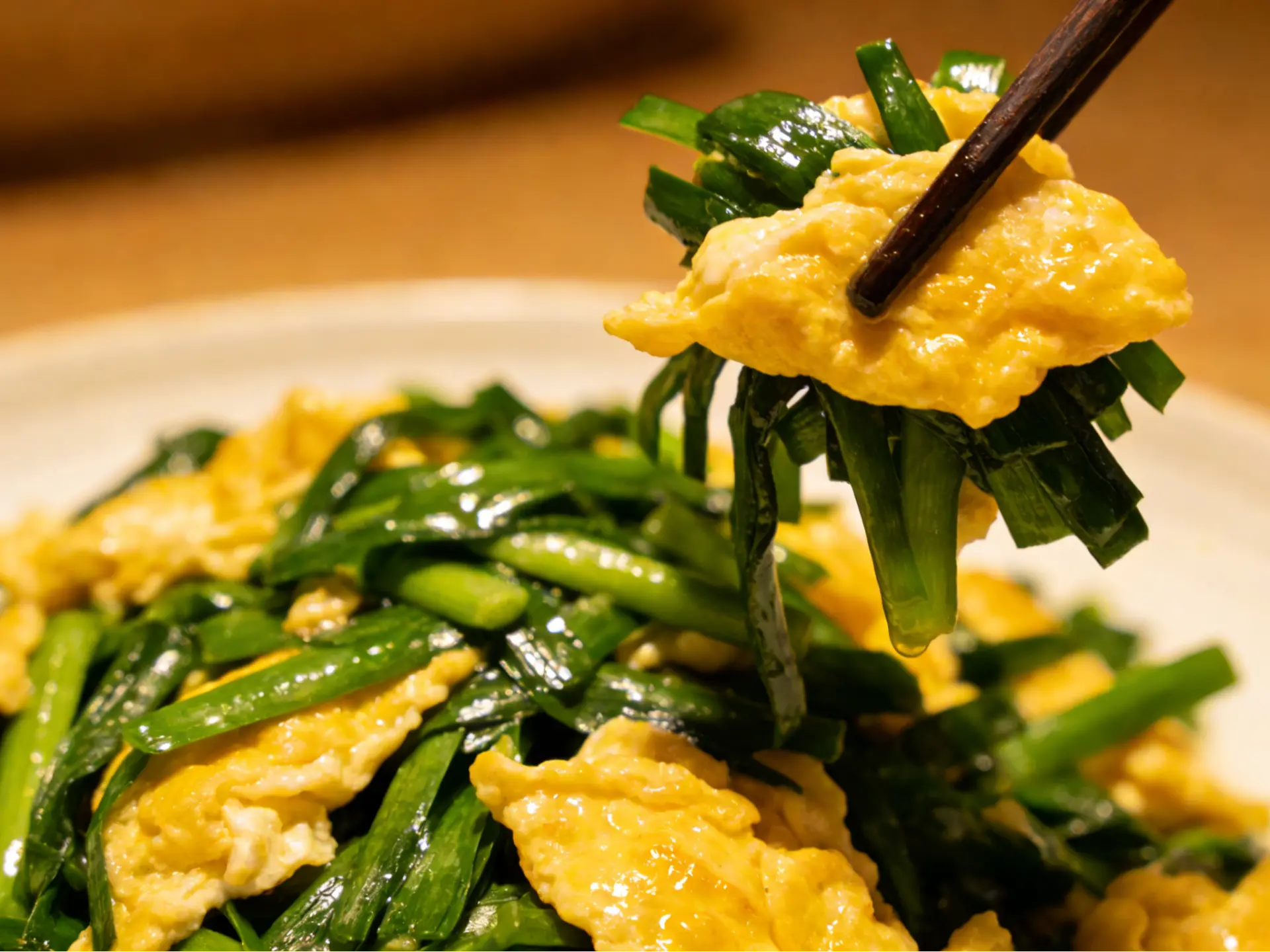 韭菜炒雞蛋（示意圖來源：豆包AI）