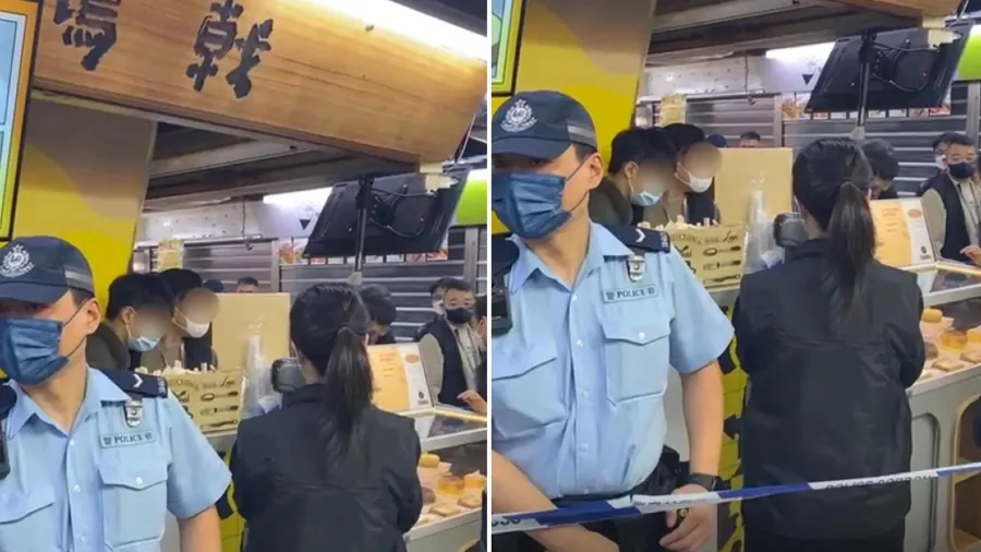 葵涌廣場鳩戟班戟店突發｜店員涉煽動罪中午被捕 現場圍封搜查  1名男子被當場帶走的封面圖片