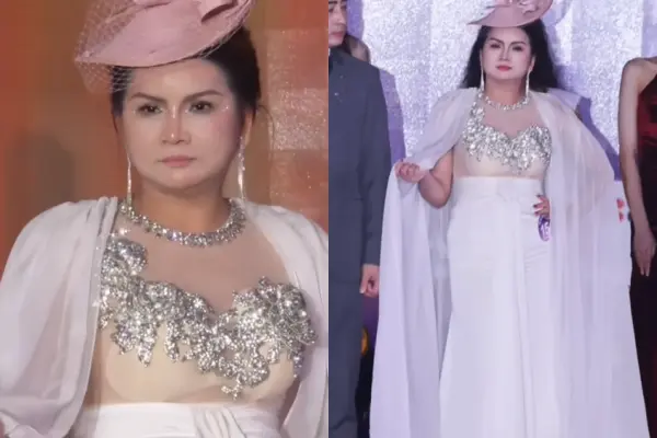 第28屆國際模特大賽中國總決賽廣東賽區，一名年齡偏大、身形豐腴的選手爆冷奪冠，引發全網質疑「審美倒退」「選財力不選美」。（來源：網絡）