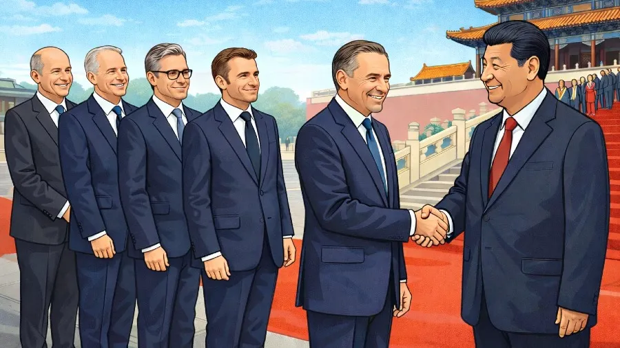 全球政經新趨勢下的「美盟離心」與「向中靠攏」的封面圖片