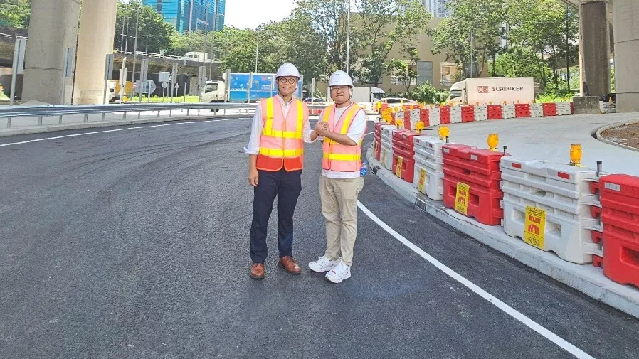荃青交匯處新建單線行車道即將啟用，有望舒緩交通擠塞的封面圖片