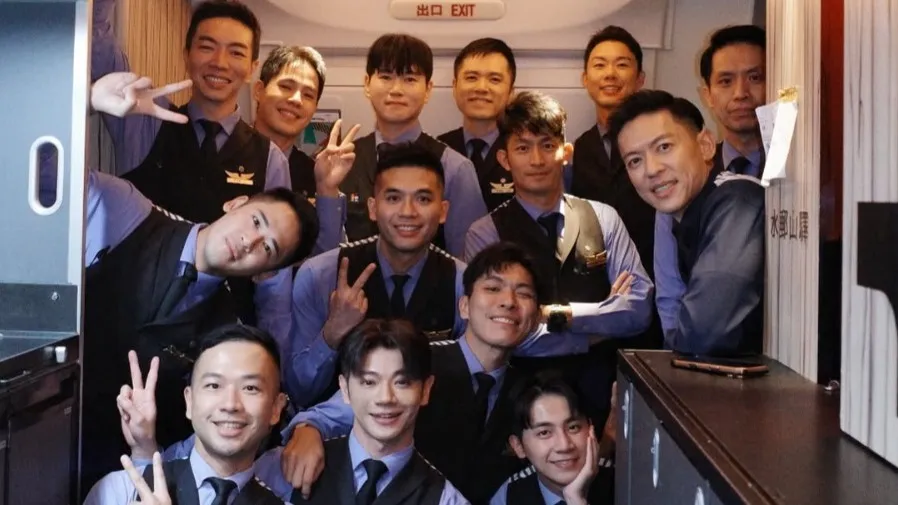 華航首見「全空少航班」！CI012 台北飛紐約全男性組員　性別平權落實引熱議的封面圖片