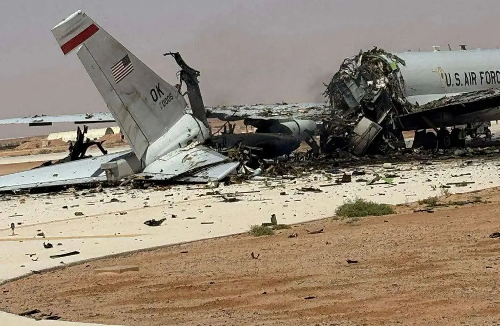 伊朗3月27日攻擊沙烏地阿拉伯蘇爾坦親王空軍基地（Prince Sultan Air Base），導致美軍E-3「哨兵」（Sentry）空中預警機受損。(資料圖片)