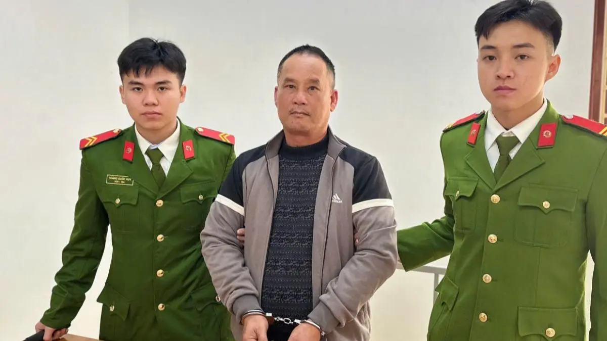 「越南屠夫」嫌犯段文生遭捕。（翻攝越南公安局官網）