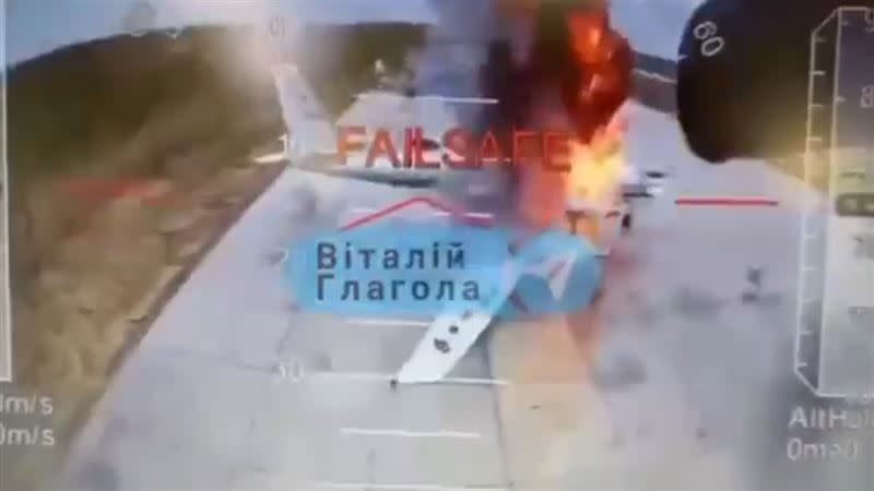 烏克蘭軍方以行動代號「蜘蛛網」(Spider's Web),利用無人機朝俄羅斯境內發動大規模攻擊。(翻攝自X@EuromaidanPR)