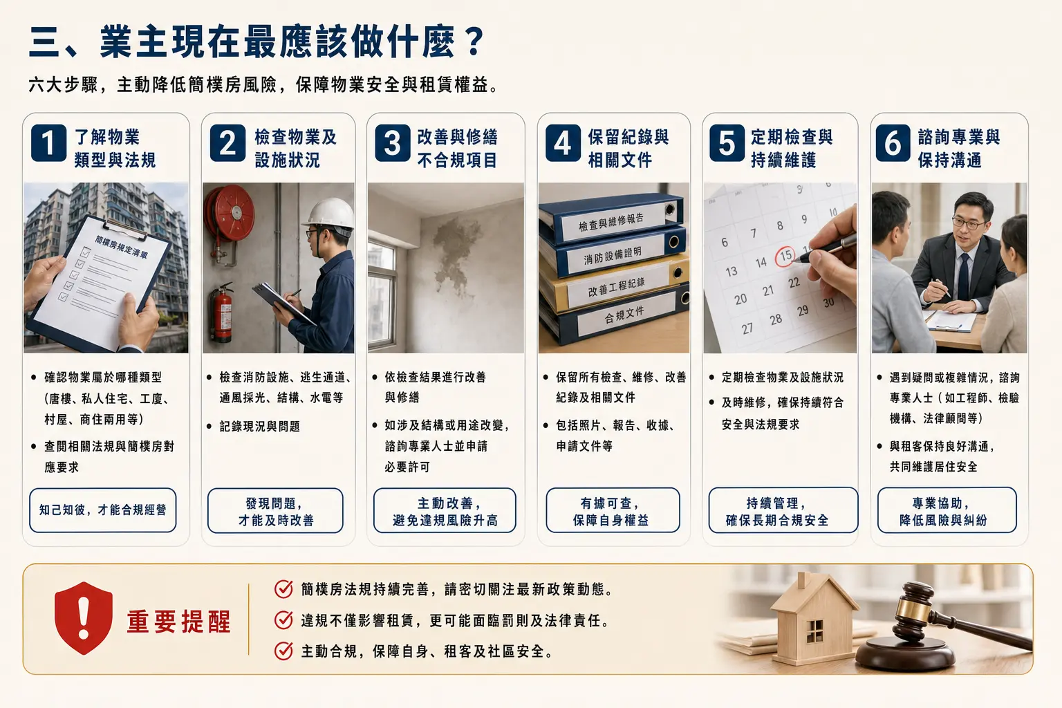 業主現在最應該做什麼