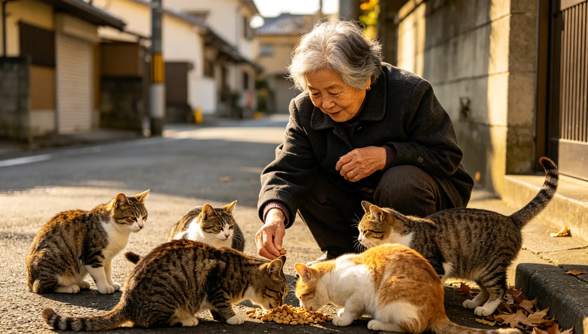 日本靜岡市葵區一名65歲無業婦人，長期餵食野生動物擾民，在市長2025年9月下達禁止餵食令後仍屢勸不聽，5月19日被警方依《動物愛護及管理法律》函送檢方偵辦。（示意圖來源：豆包AI）