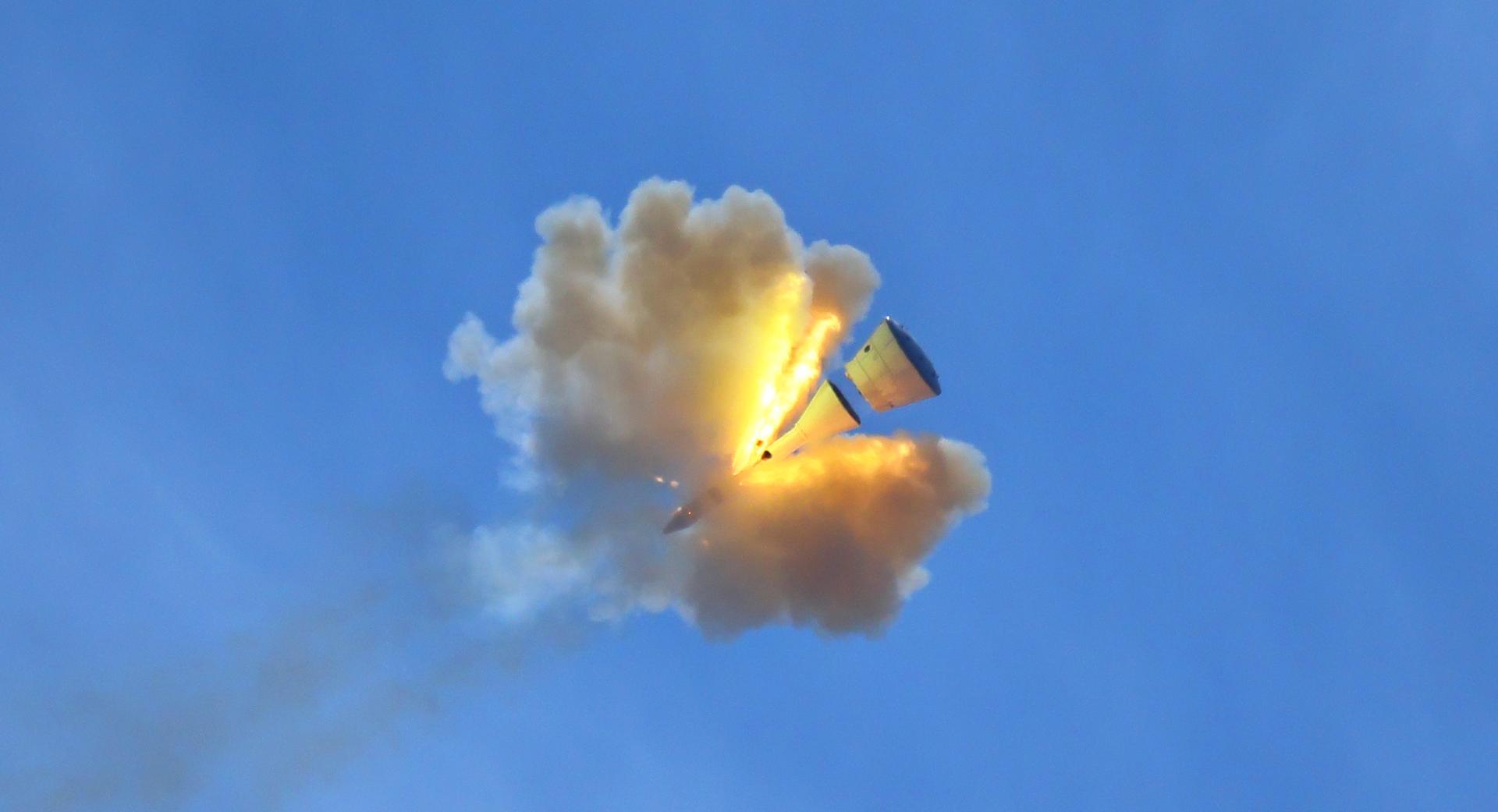 酒泉衛星發射中心成功組織實施夢舟載人信心高度零逃逸飛行試驗(新華社)