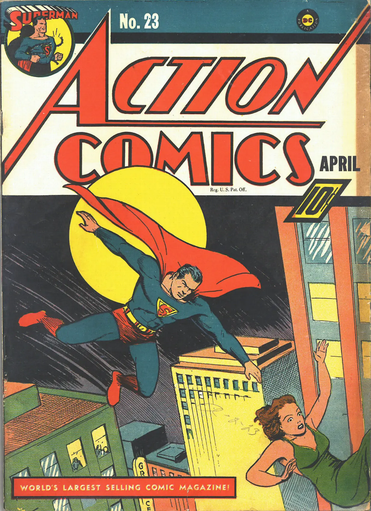 美國北加州三兄弟整理母親遺物時，於閣樓舊報紙下發現1939年首期《超人》及五本早期《Action Comics》。經鑑定品相極佳，有望超越600萬美元拍賣紀錄，其稀缺性與歷史意義使其成為收藏界焦點。（示意圖來源：readallcomics）