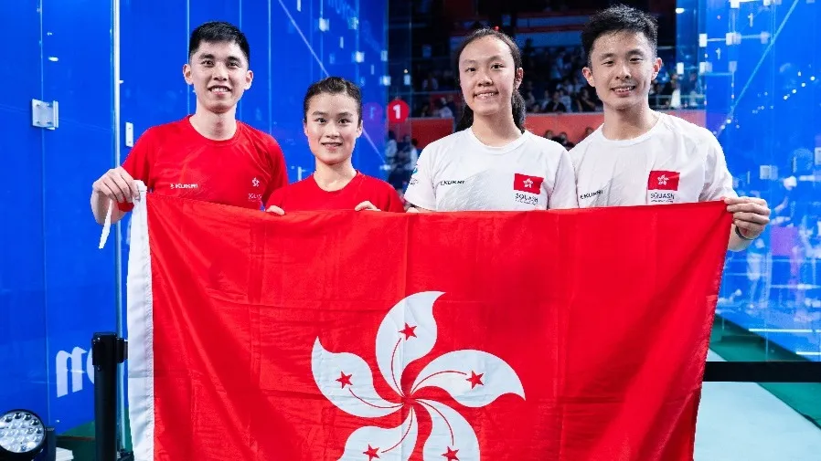 2026名古屋亞運｜香港壁球隊歷史性包辦混雙金銀 鄧銘漮李嘉兒奪第5金的封面圖片