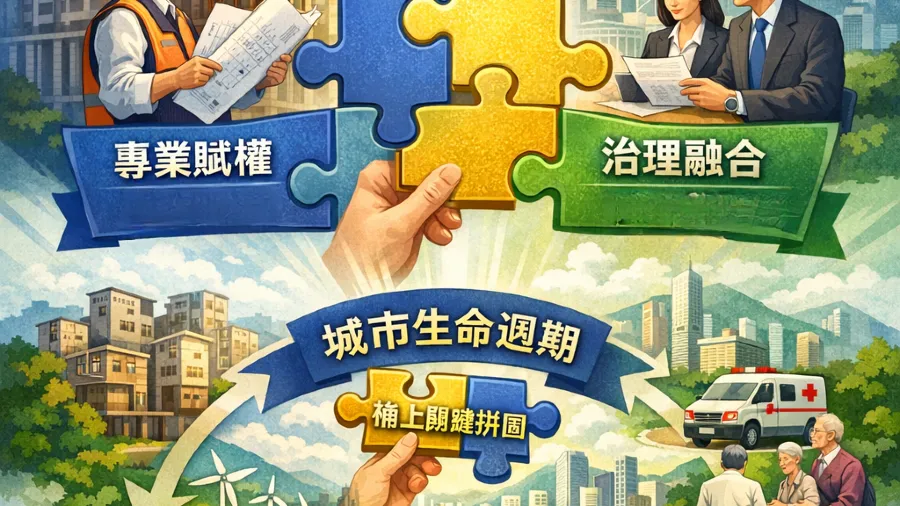 從專業賦權到治理融合：為香港城市生命週期補上關鍵拼圖的封面圖片