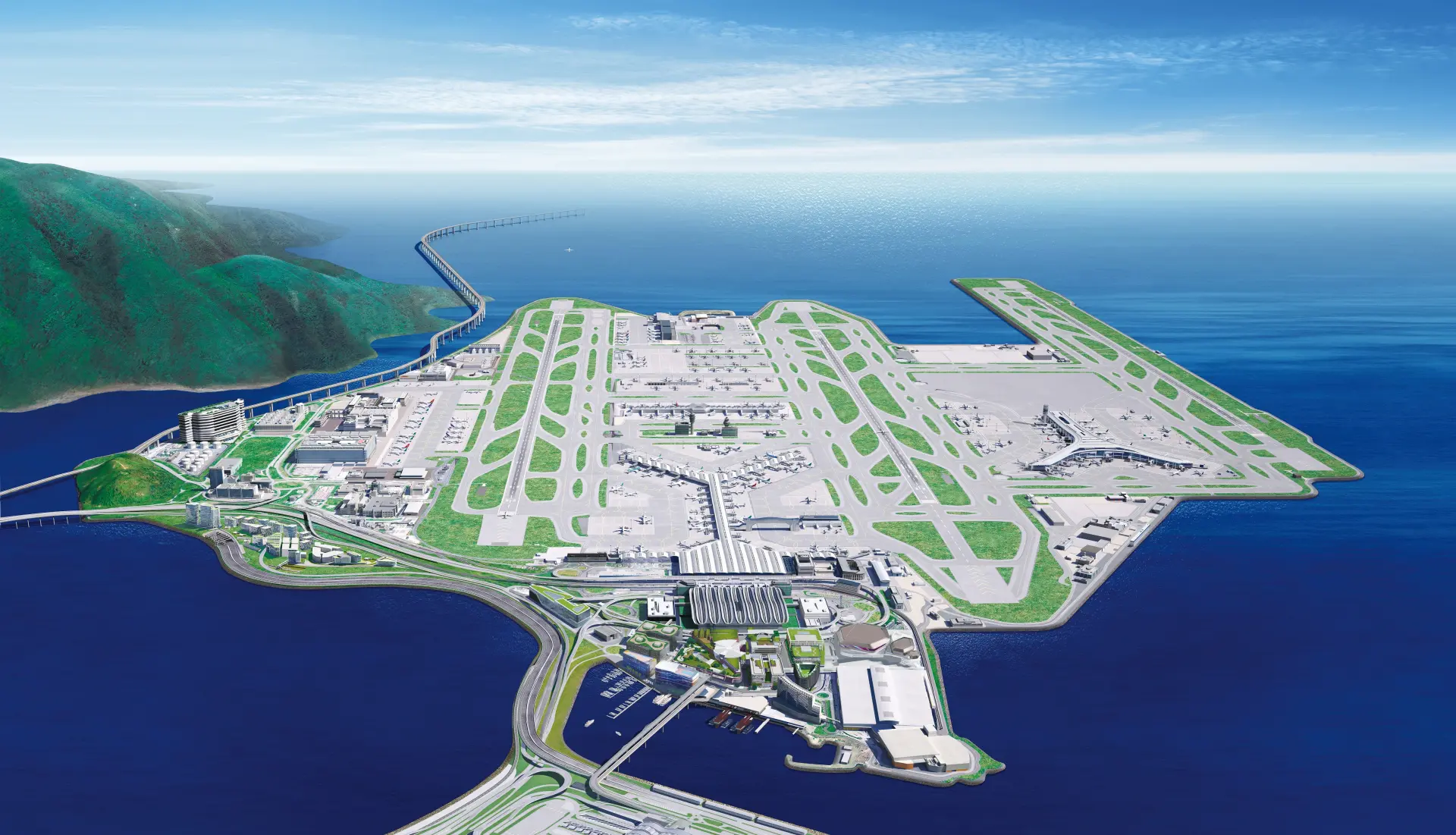 隨著香港國際機場第三跑道系統的建成和航空業復甦，香港科大航空工程碩士畢業生將成為市場的寵兒。(圖：機場管理局)