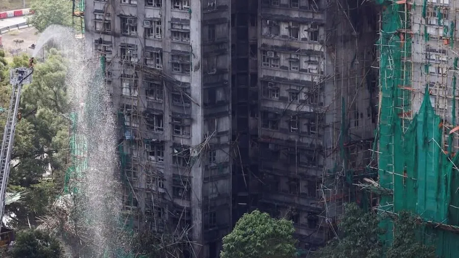 大埔宏福苑五級火｜駐港國安公署：依法嚴懲「反中亂港」分子「以災亂港」行徑  火災聯署發起人被帶返警署 的封面圖片