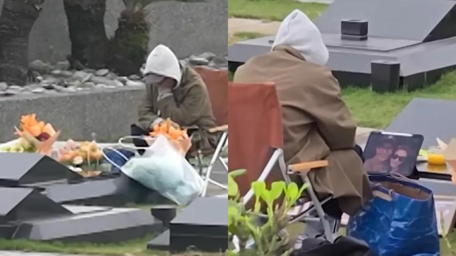 具俊曄風雨不改守墓｜大S忌日前韓節目直擊 含淚嘆熙媛更辛苦全場淚崩 深情舉動看哭萬人的封面圖片