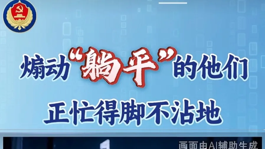 國家安全部通報：境外勢力收買內地網紅煽動躺平 實施意識形態滲透的封面圖片