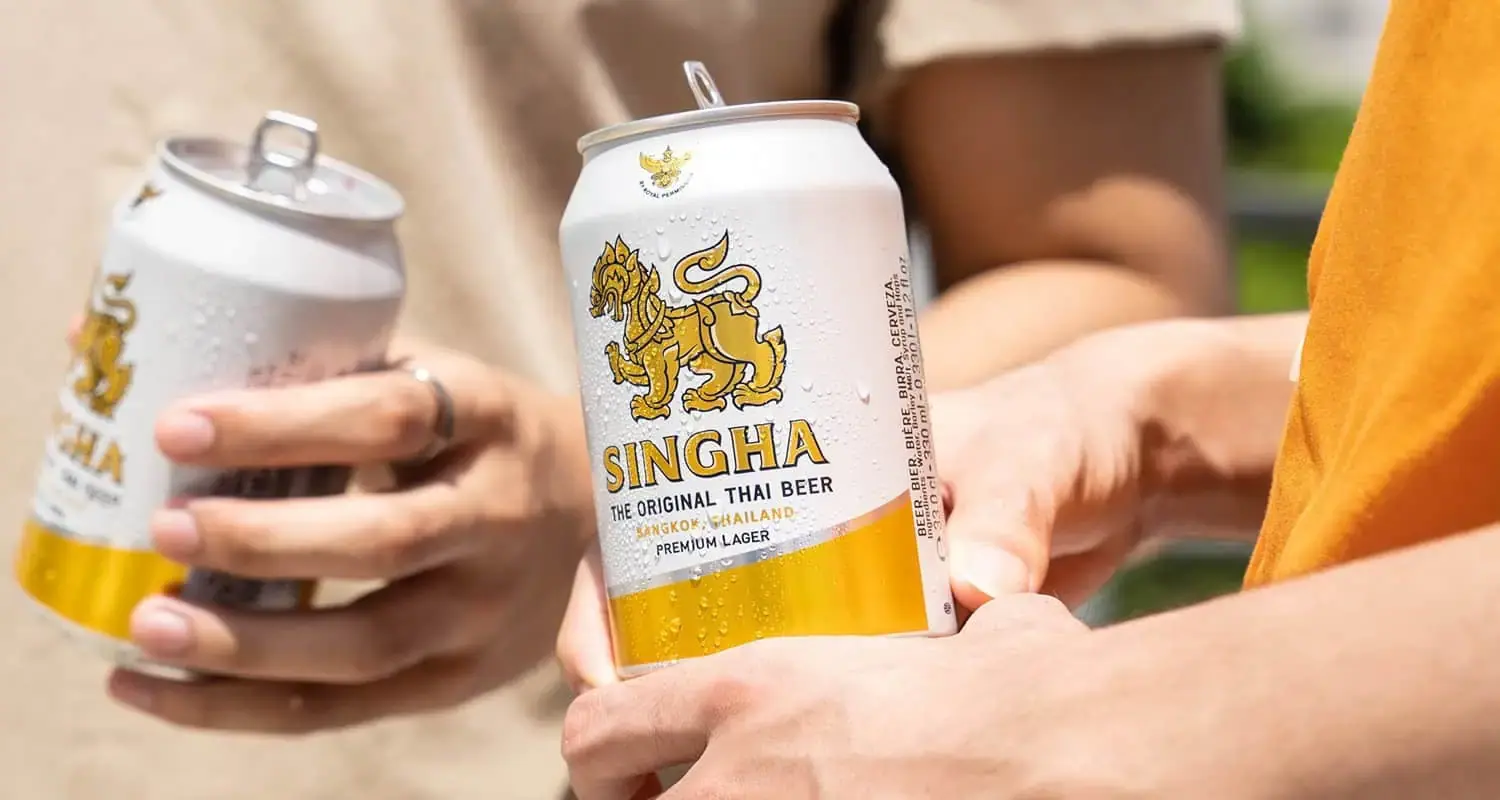 泰國百年啤酒龍頭勝獅（Singha）（來源：peoplepowerbeer）